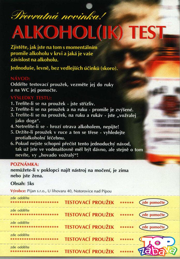 Alkohol test