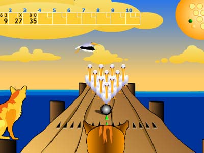 Hairball Bowling (Sportspiele)