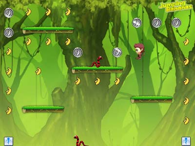 Jumping Bananas (Jump and Run)